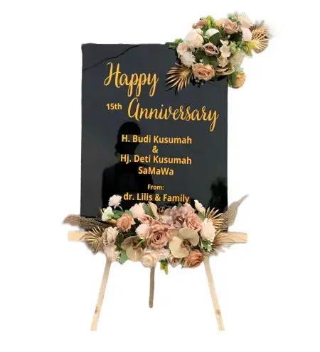 Papan Bunga Akrilik Garatengah